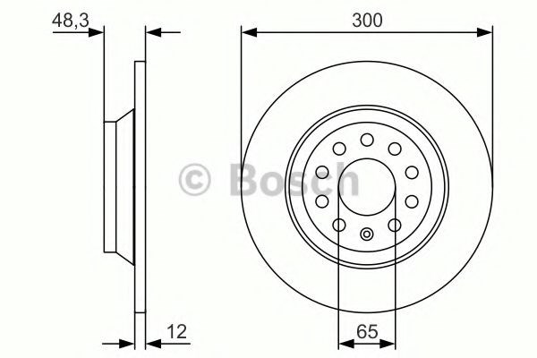 Задні дискові гальма 0986479V01 BOSCH