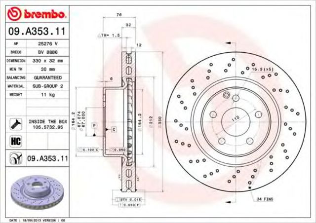 09A35311 Brembo