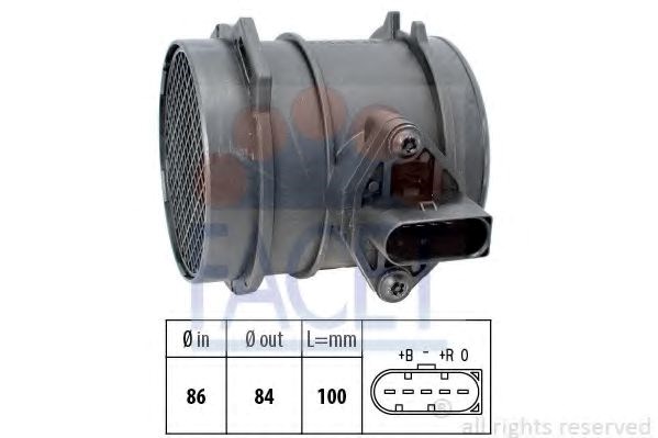 Датчик витрати повітря 101444 FACET