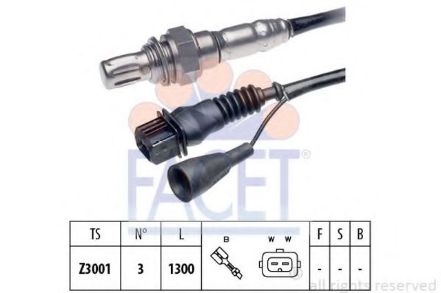 Лямбда датчик кисню 107051 FACET
