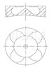 Поршень в комплекті на 1 циліндр, 2-й ремонт (+0,50) 121103 MAHLE