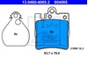 Комплект задніх колодок 13046040652 ATE