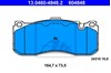 Колодки гальмівні передні, дискові 13046048482 ATE