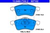 Колодки гальмівні дискові комплект 13046071022 ATE
