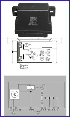 Реле свічок накалу Mercedes E