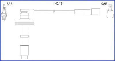 Дріт високовольтний 134560 HITACHI