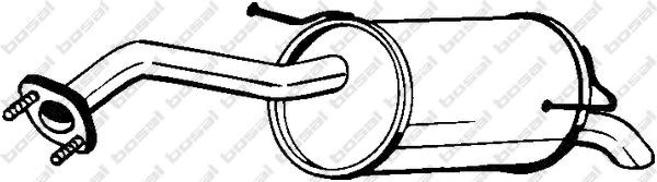 Глушилка задня 145249 BOSAL