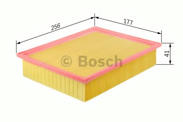 Bosch ,s3605 фільтр повітряний ford fiesta 1,2-1,8 95-02 mazda 323, 626 hyundai elantra 00- (17741256) 1457433605
