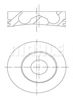 Поршень в комплекті на 1 циліндр, 3-й ремонт (+0,60) 148201 MAHLE
