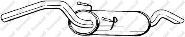 Глушник задній 148265 BOSAL