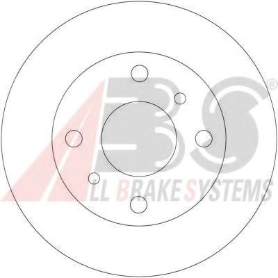 Гальмо дискове переднє 16063 ABS