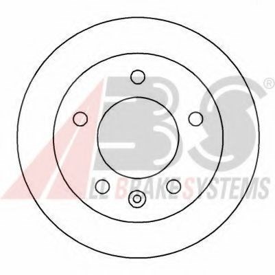 Диск гальмівний передній 16453 ABS