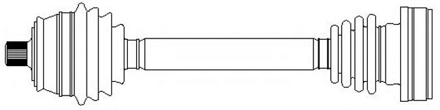 Привід передній лівий Skoda Octavia TOUR I A4