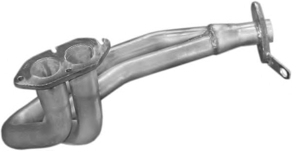 Труба приймальна opel kadett (вир-во polmostrow) 17464