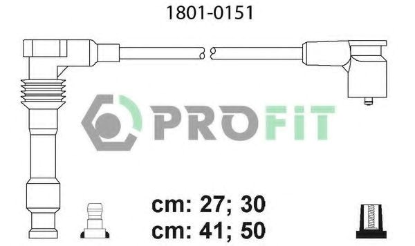 Комплект кабелів високовольтних 18010151