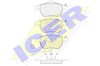 Тормозні колодки 181396 ICER