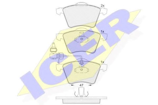 Дискові гальма 181605 ICER