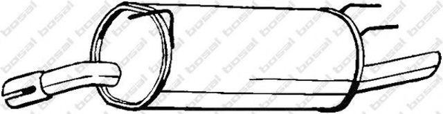 Глушник, задня частина 185157 BOSAL