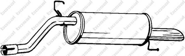 Глушник задній 185181 BOSAL