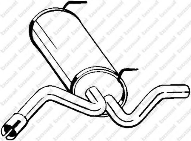Глушилка задня 185231 BOSAL