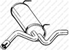 Глушник, задня частина 185317 BOSAL