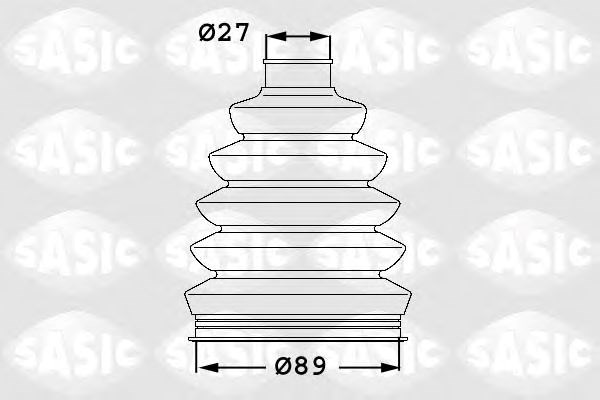 Ремонтний комплект пильника шарніра рівних кутових швидкостей, з елементами монтажу 1906052