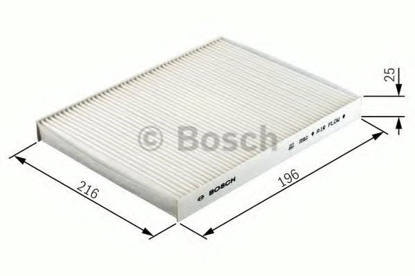 Bosch ,m2092 фільтр повітр. салону mazda 2/6  (21625196) 1987432092