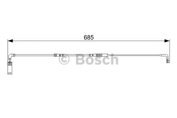 1987473003 bosch датчик зносу гальмівних колодок 1987473003