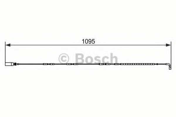 Bosch  датчик. гальм.колод.задн. bmw e81/e87/e88 e90/e91 (1шт.) 1987473069
