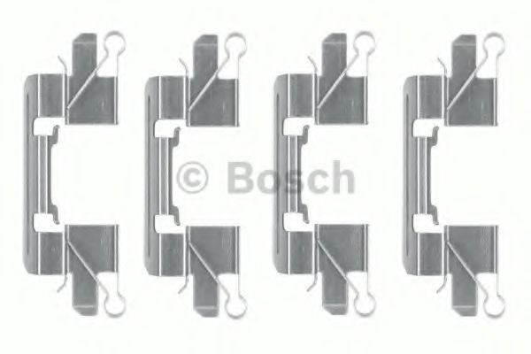 Bosch к-т пластин передніх гальмівних колодок l200, pajero, nissan navara 1987474477