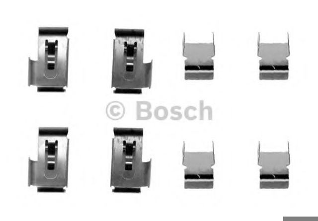 Bosch к-кт. установки гальм. колод. mitsubishi 1987474616