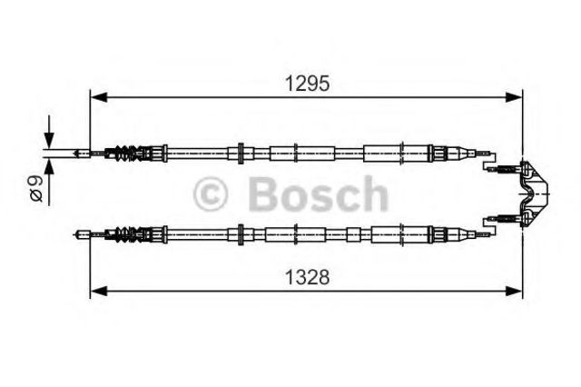 Гальмо стоянкове 1987477908 BOSCH