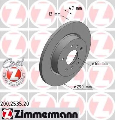 Дискові гальма 200253520 ZIMMERMANN