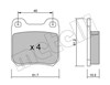 Колодки гальмівні задні, дискові 2202750 METELLI