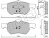 Колодки передні 2205230 METELLI