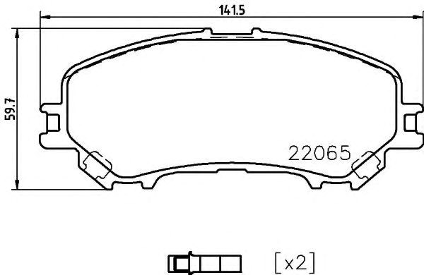 Дискові гальма 2206503 TEXTAR
