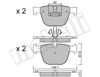 Колодки на гальмо задній дисковий 2207736 METELLI