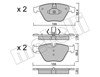 Колодки гальмівні передні, дискові 2209180 METELLI