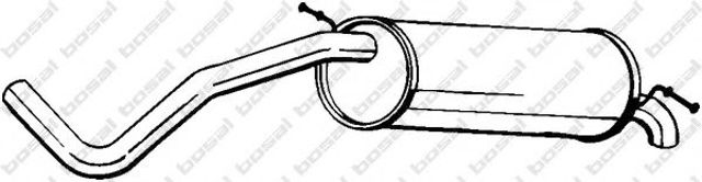 Глушник задній 233635 BOSAL