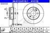 Диск гальмівний передній 24011201161 ATE