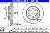 Диск гальмівний передній 24012601451 ATE