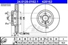 Диск гальмівний передній 24012801621 ATE