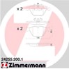 Дискові гальма 242552001 ZIMMERMANN