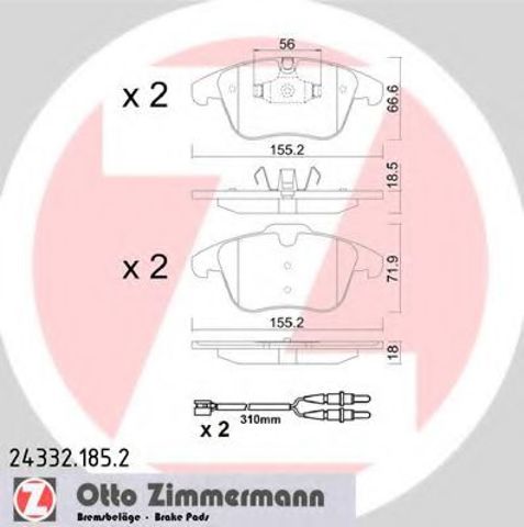 Гальмівні колодки Citroen C5  III 