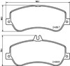 Передні гальмівні колодки 2486701 TEXTAR