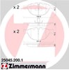 Колодки передні 250452001 ZIMMERMANN