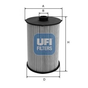 Фільтр тонкого очищення палива 2604300 UFI