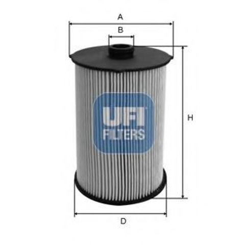 Фільтр паливний 2604400 UFI