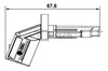 Датчик АБС (ABS) передній, правий 265007928 BOSCH