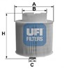 Автомобільний фільтр повітря 2759800 UFI